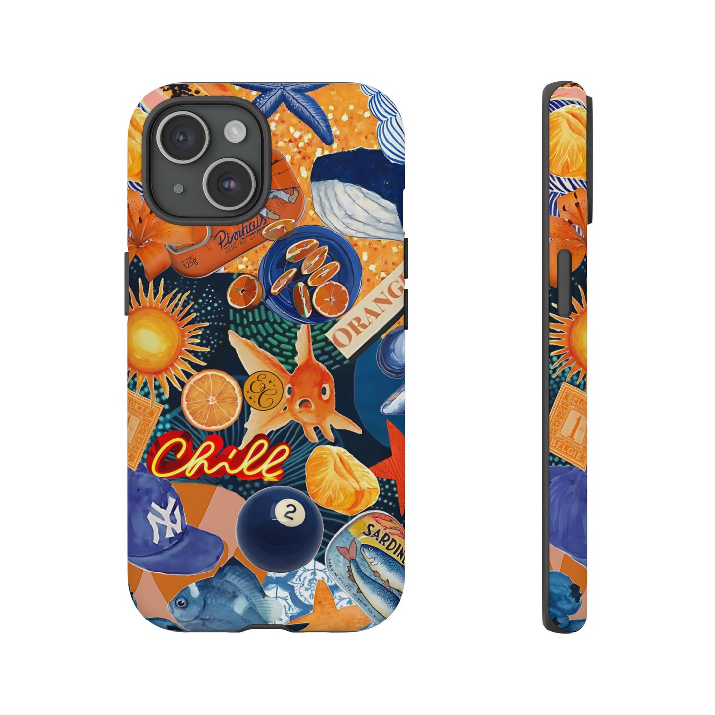 Nautical and Citrus Tough Phone Case