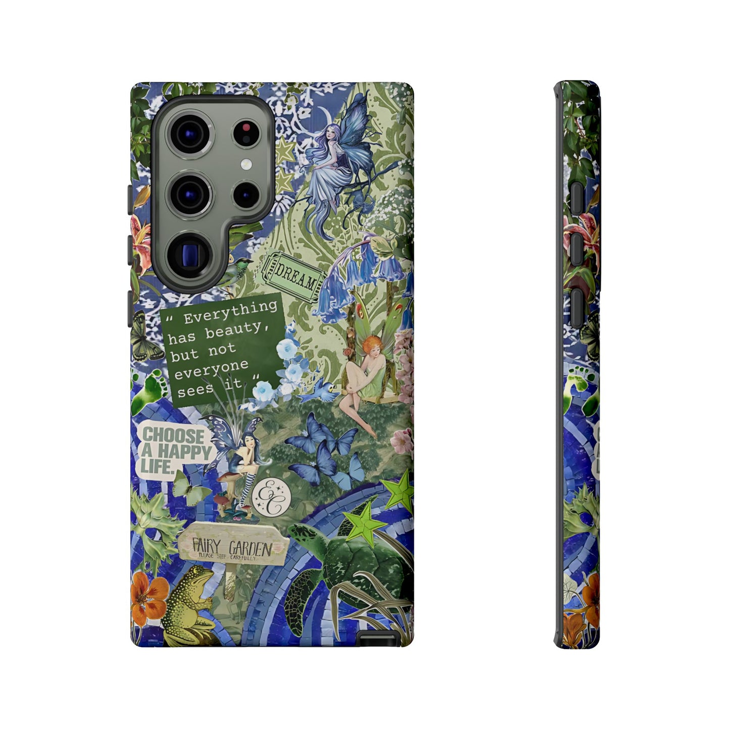 Fairy Garden Collage Tough Phone Case