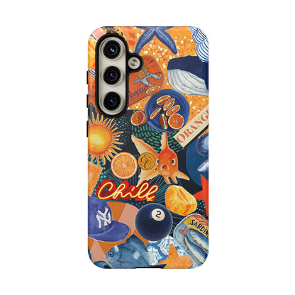 Nautical and Citrus Tough Phone Case