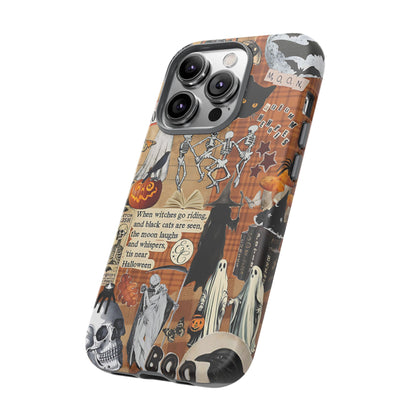 Halloween Spooky Collage Tough Phone Case