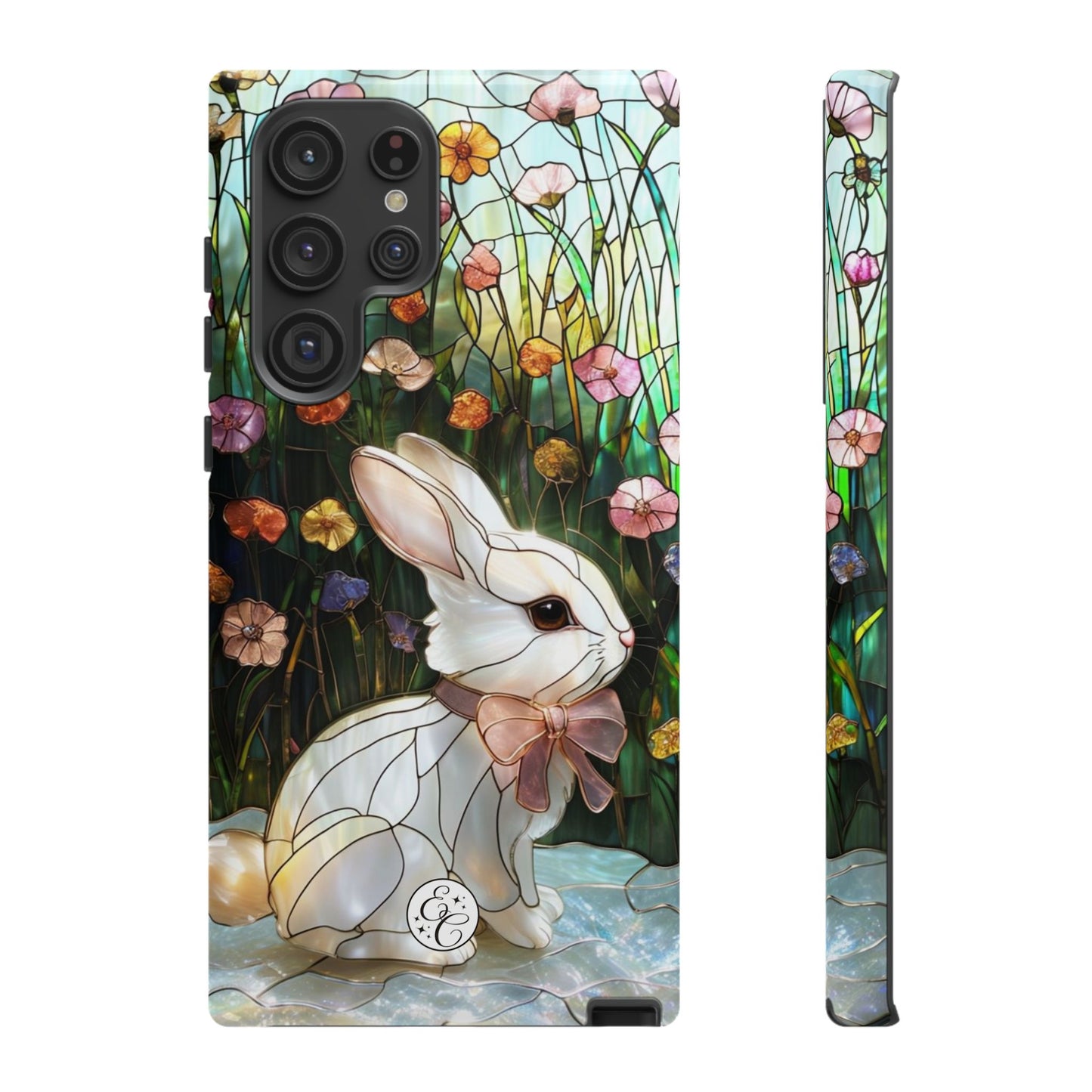 Easter Rabbit Stained Glass Tough Phone Case