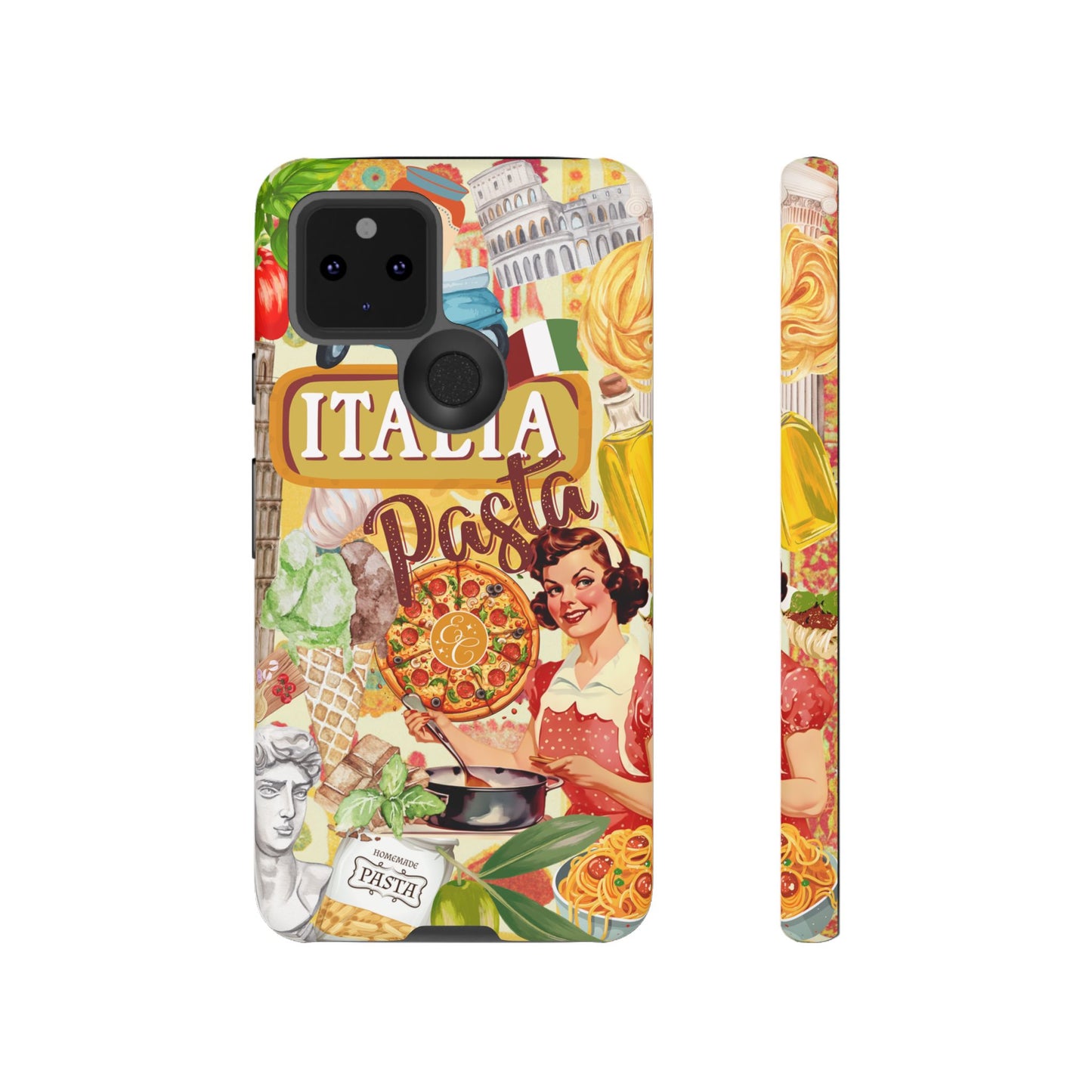 Italian Cuisine Collage Tough Phone Case