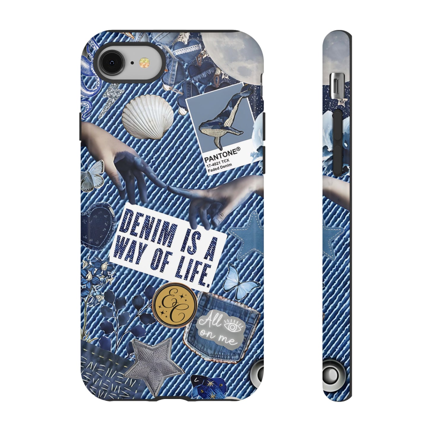 Denim Texture Tough Phone Case