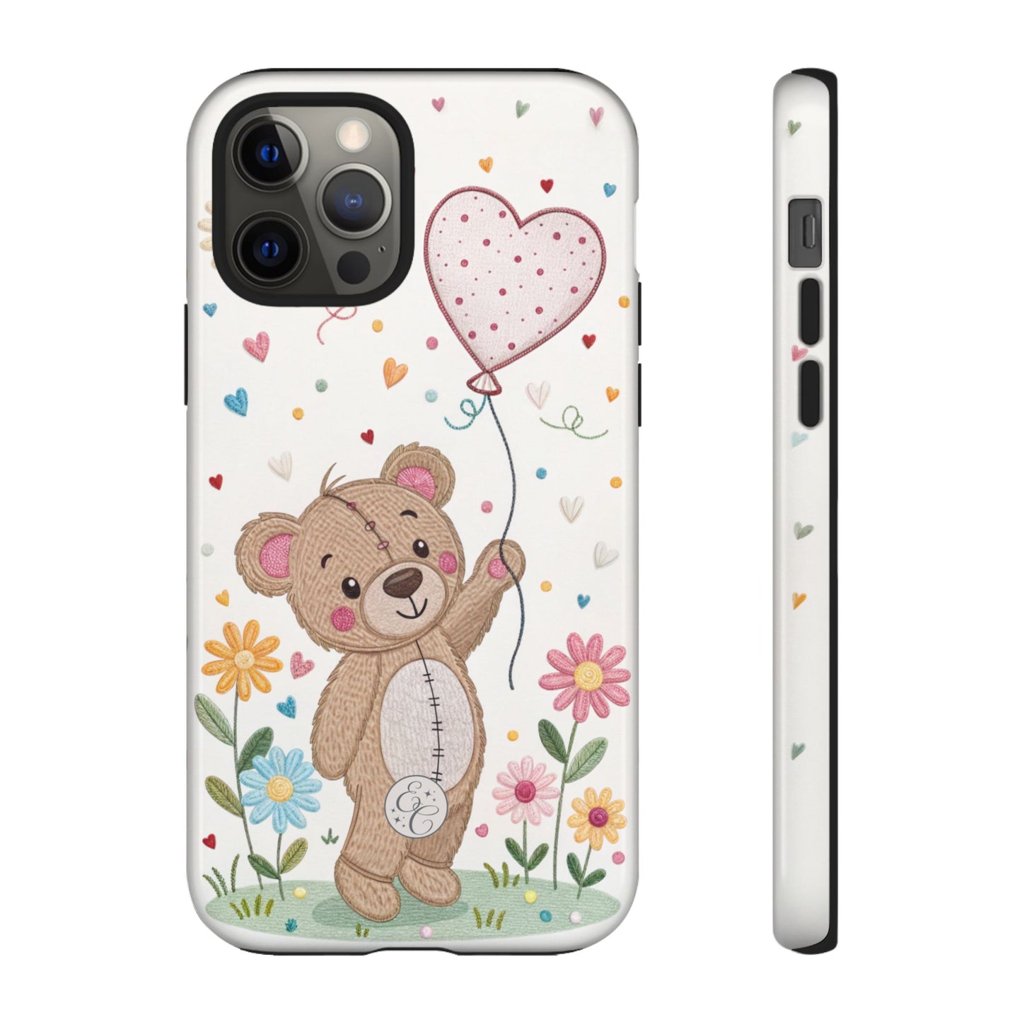 Cute Teddy Bear Tough Phone Case