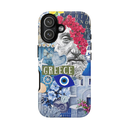 Greek Summer Collage Tough Phone Case