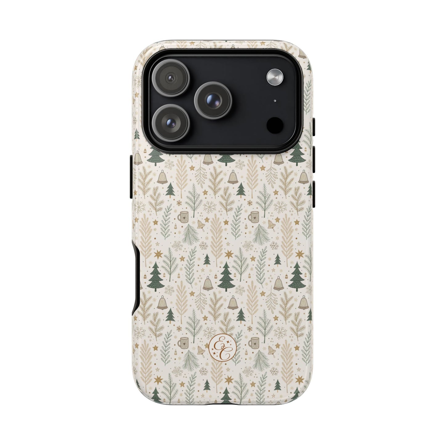 Boho Christmas Forest Tough Phone Case