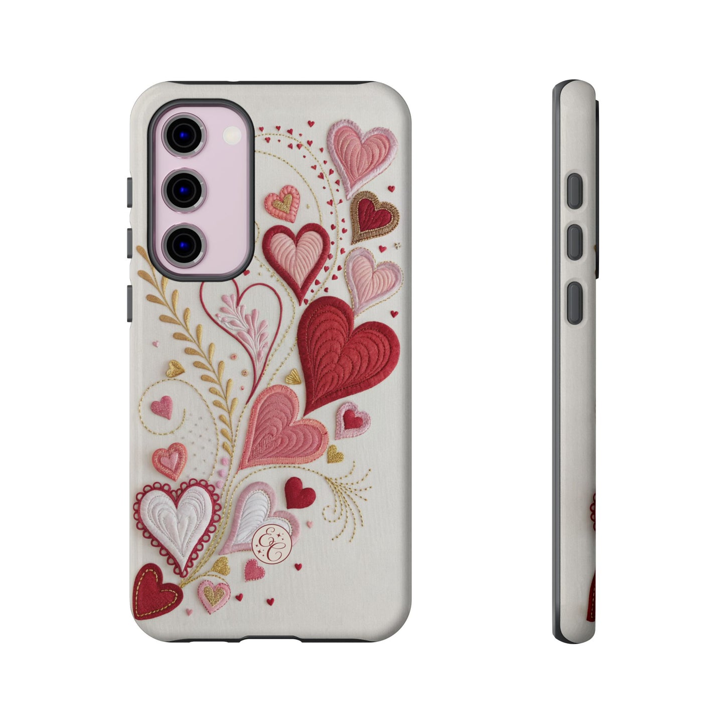 Hearts Pattern Tough Phone Case