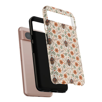 Boho Floral Spider Pattern Phone Case