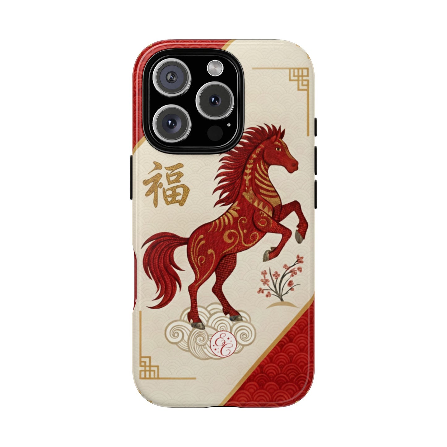 Chinese Zodiac Horse Tough Phone Case