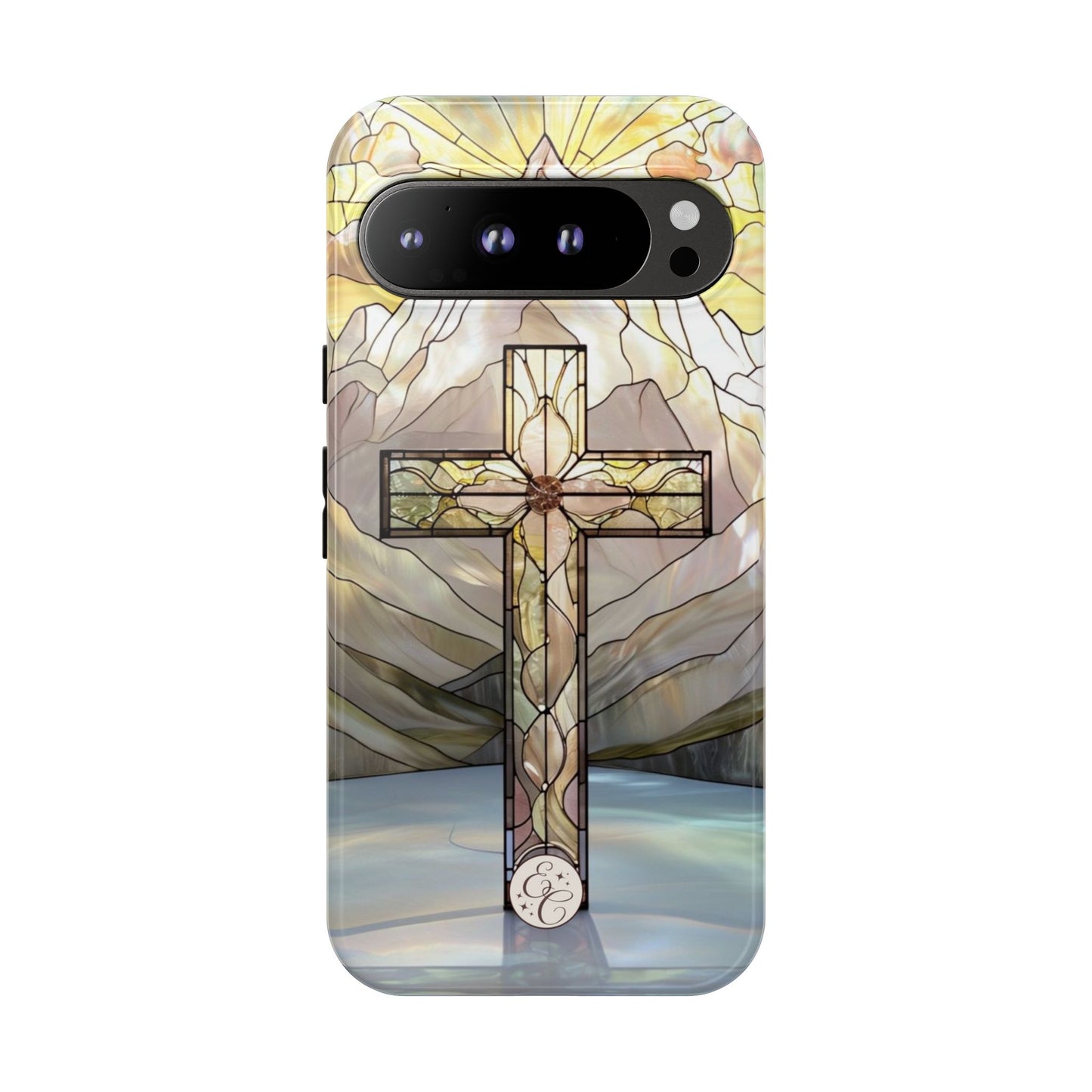 Stained Glass Cross Tough Phone Case