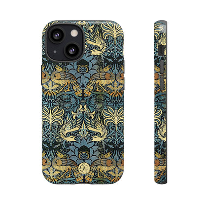 William Morris Peacock and Dragon Tough Phone Case