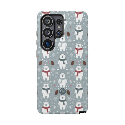 Cute Polar Bear Christmas Phone Case
