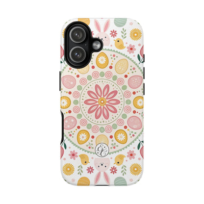 Colorful Easter Mandala Tough Phone Case
