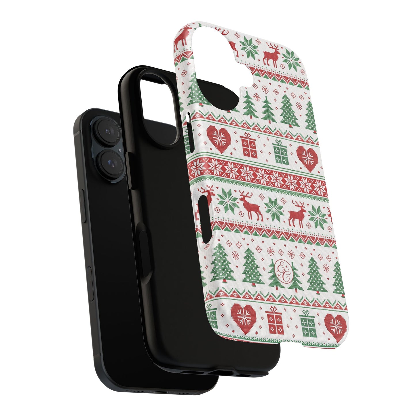 Ugly Christmas Sweater Pattern Tough Phone Case