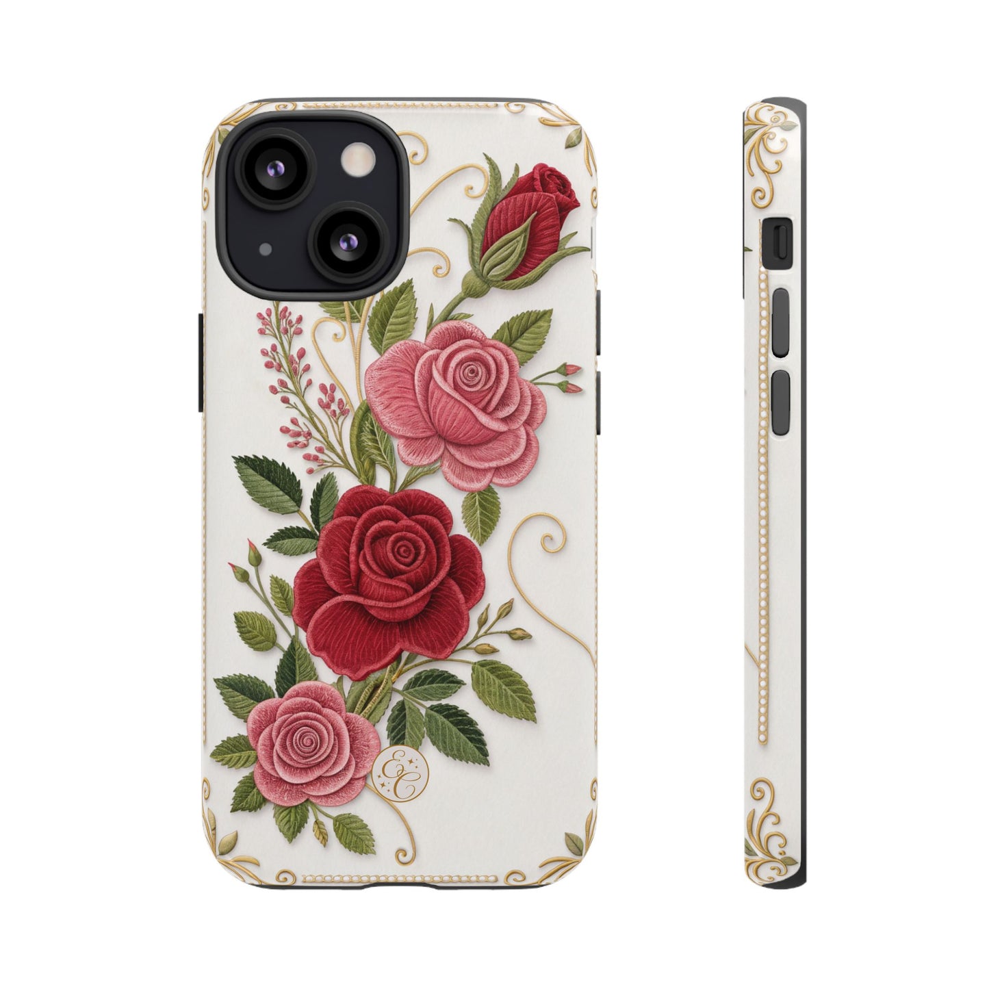 Elegant Rose Garden Tough Phone Case