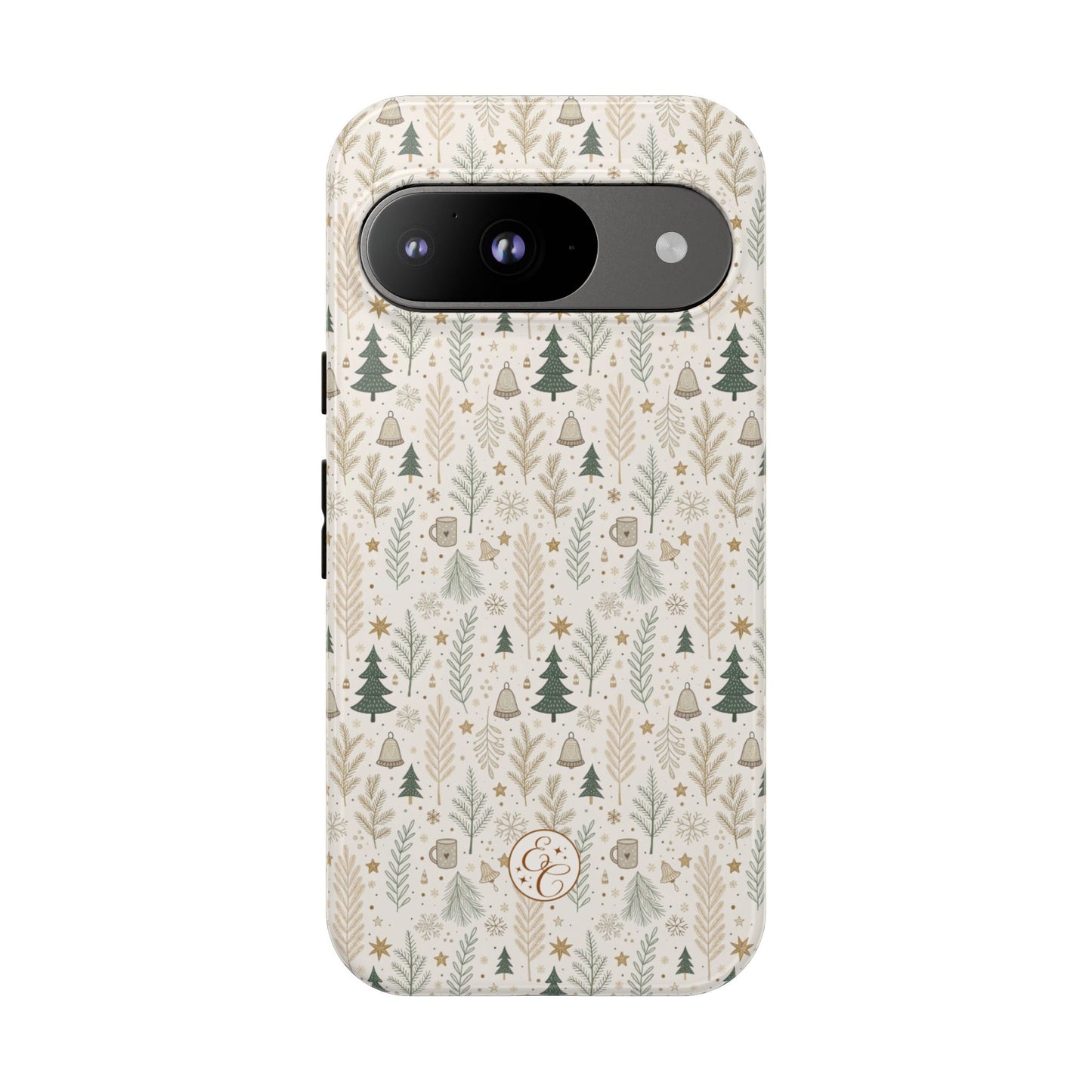 Boho Christmas Forest Tough Phone Case