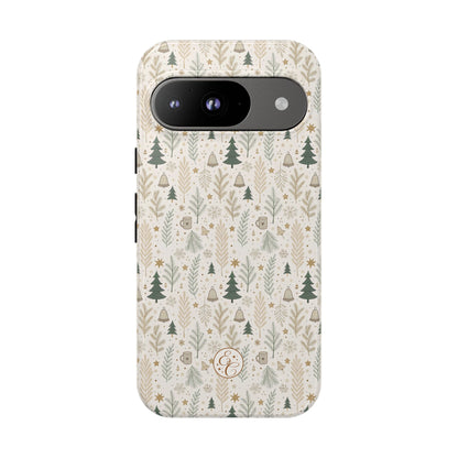 Boho Christmas Forest Tough Phone Case