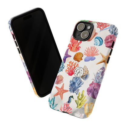 Coral & Sea Shells Tough Phone Case