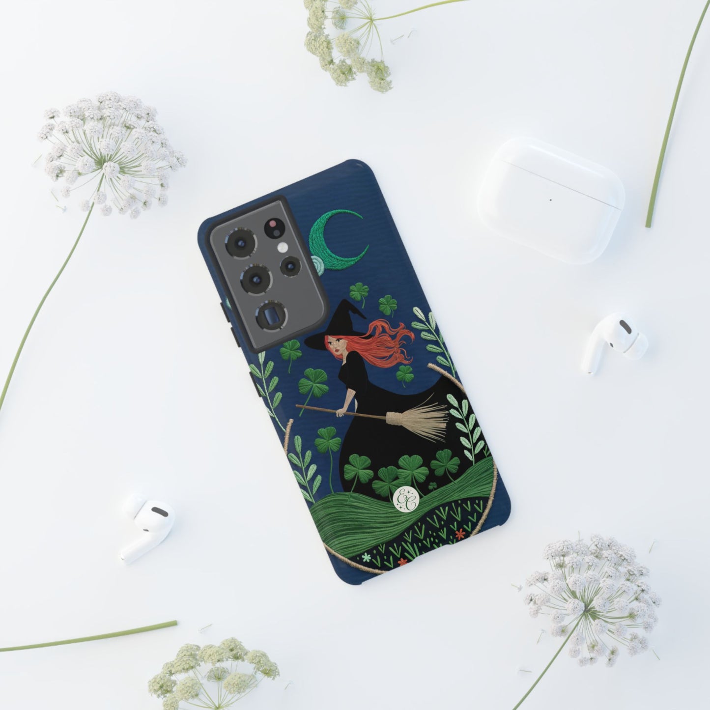 Irish Witch’s Moonlit Stroll Tough Phone Case