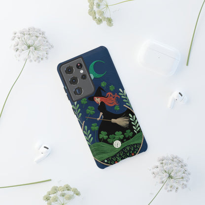 Irish Witch’s Moonlit Stroll Tough Phone Case