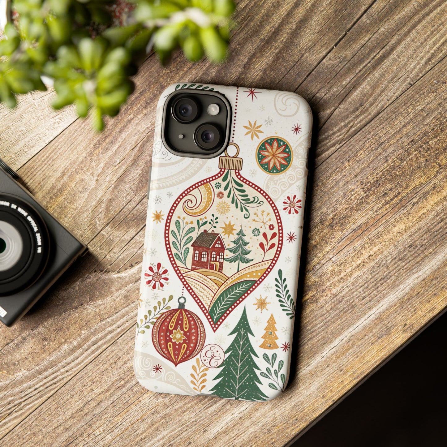 Cozy Christmas Ornament Tough Phone Case