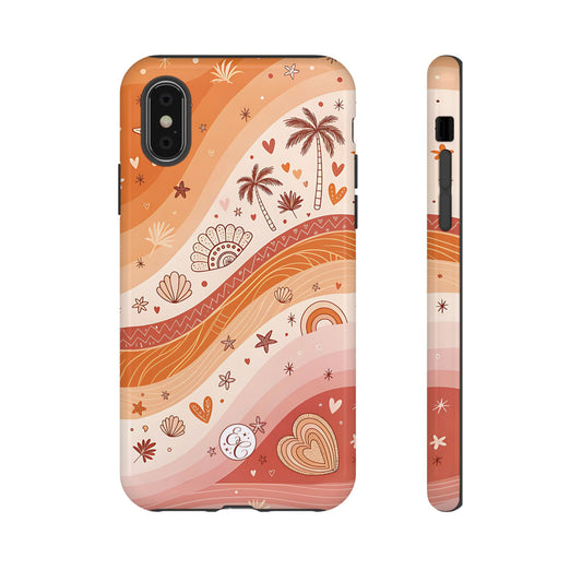 Lesbian Pride Boho Beach Tough Phone Case