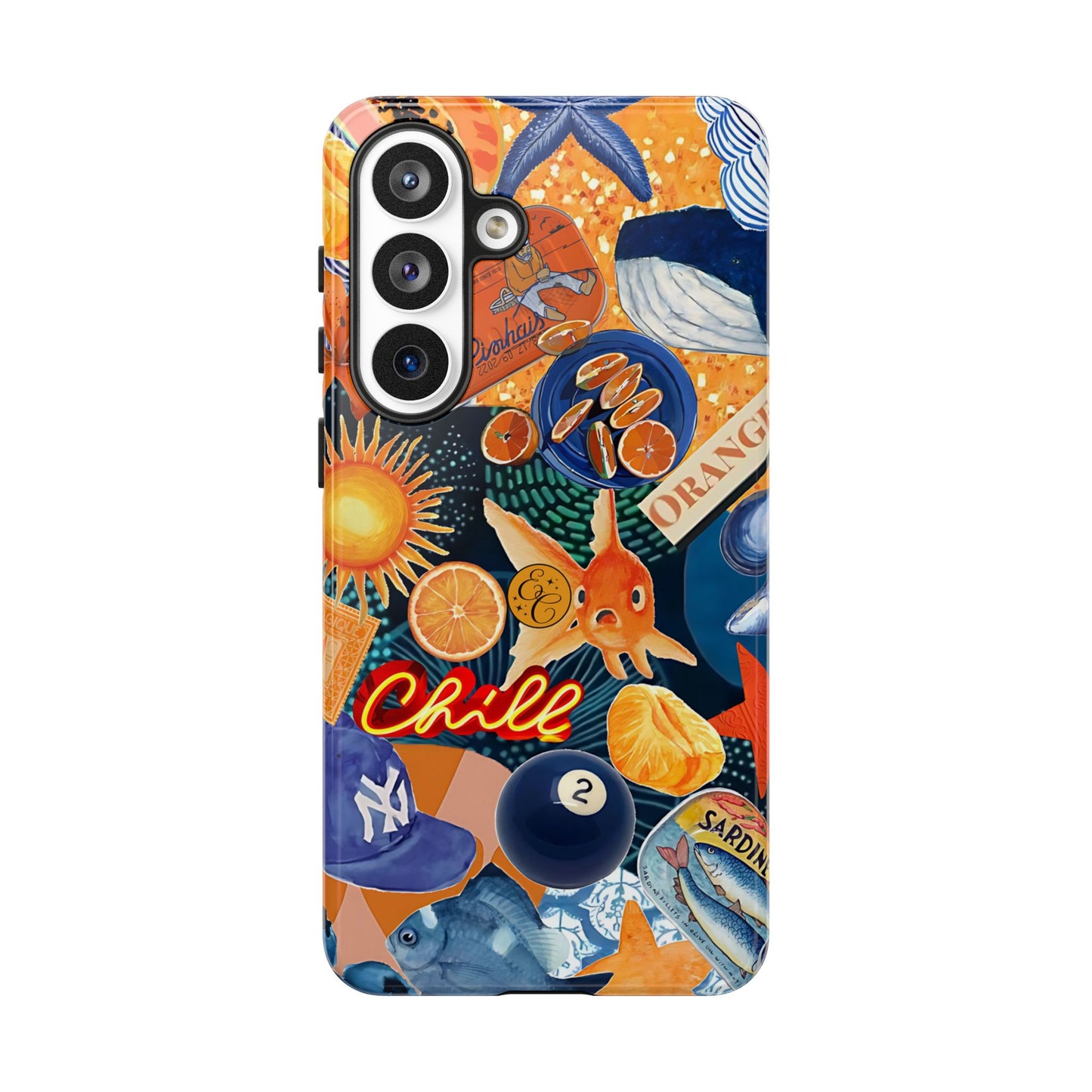 Nautical and Citrus Tough Phone Case