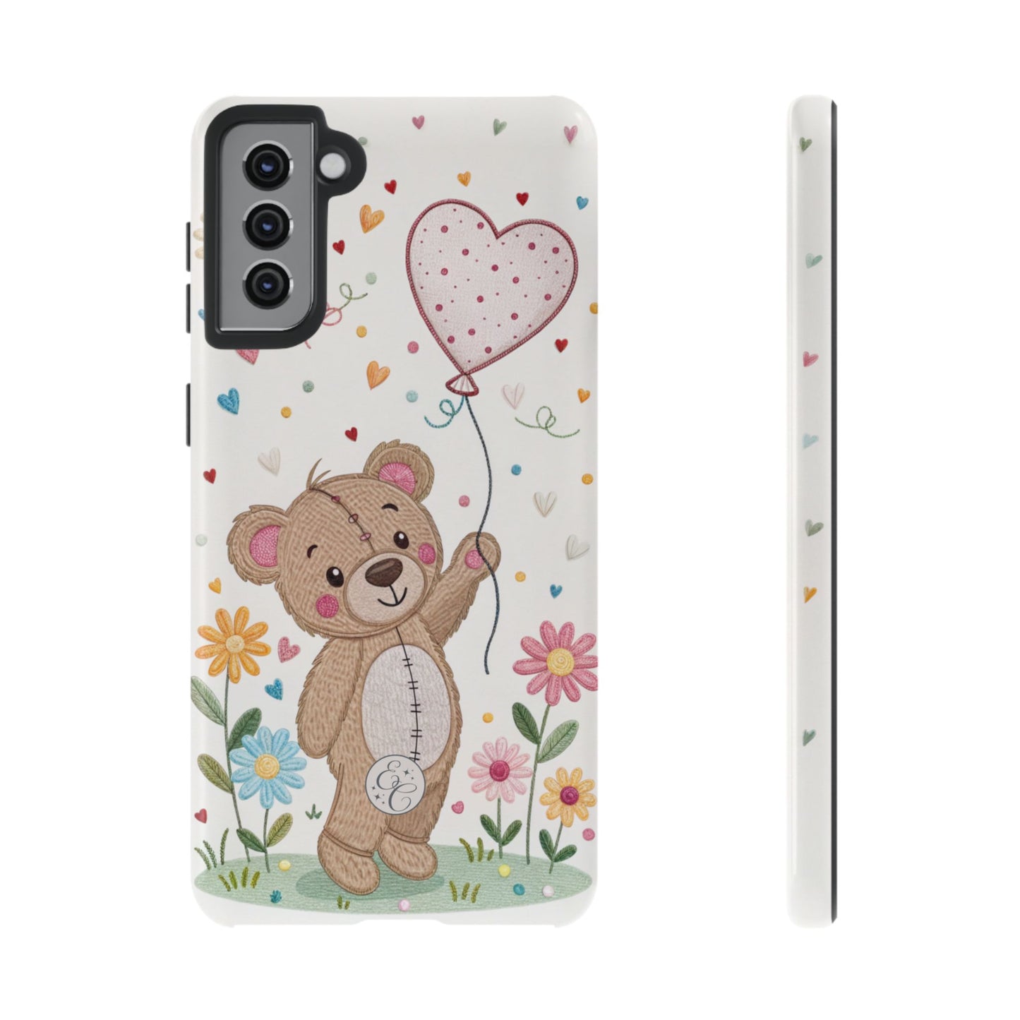 Cute Teddy Bear Tough Phone Case