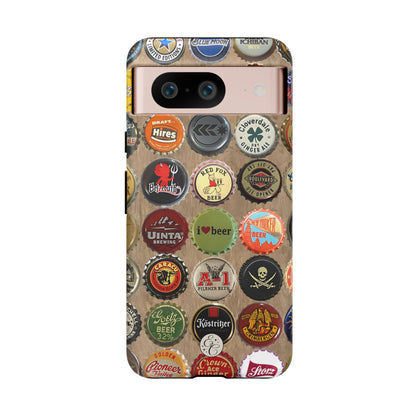 Beer Bottle Caps Tough Phone Case