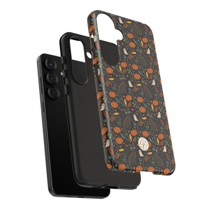 Boho Black Cat Halloween Phone Case