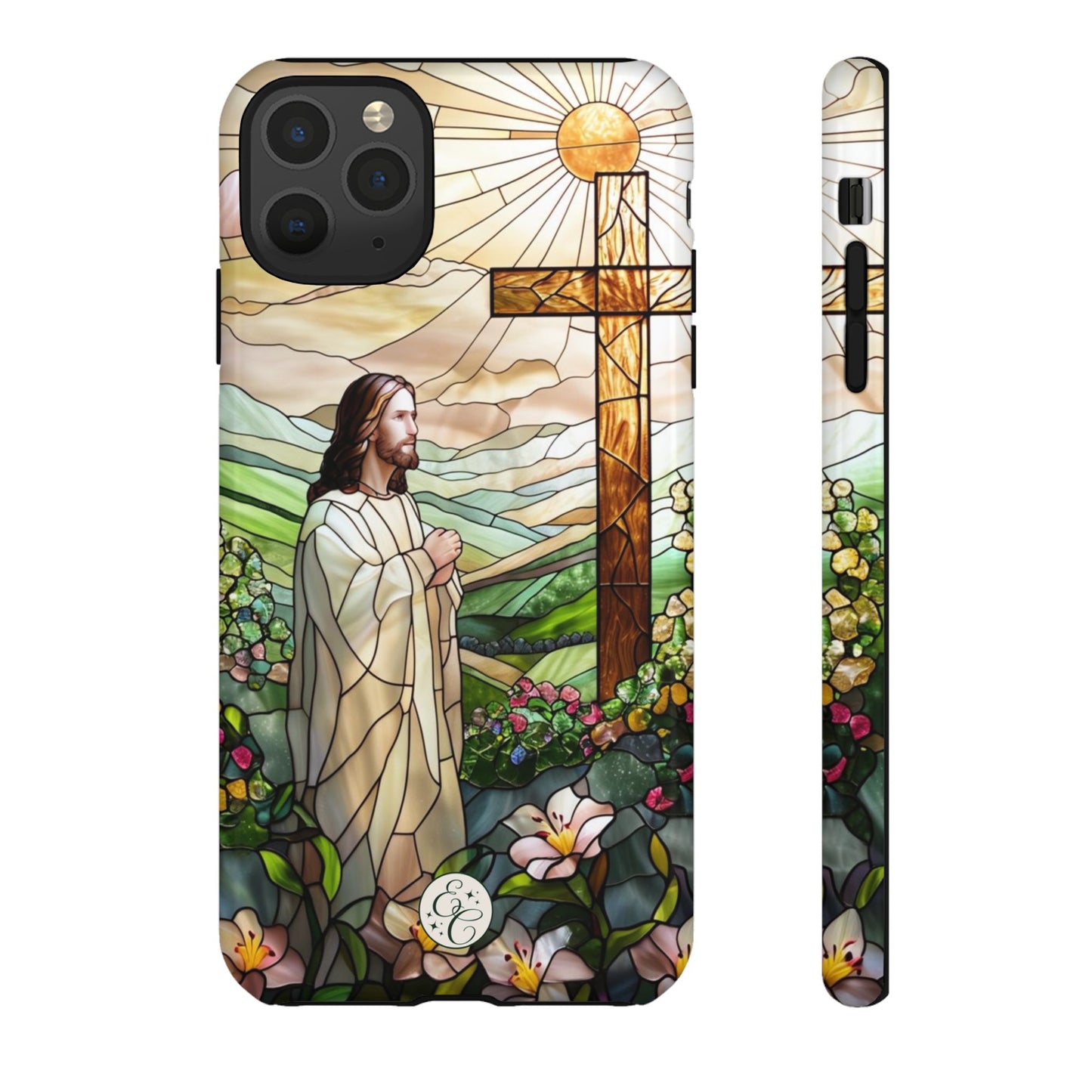 Jesus Stained Glass Tough Phone Case