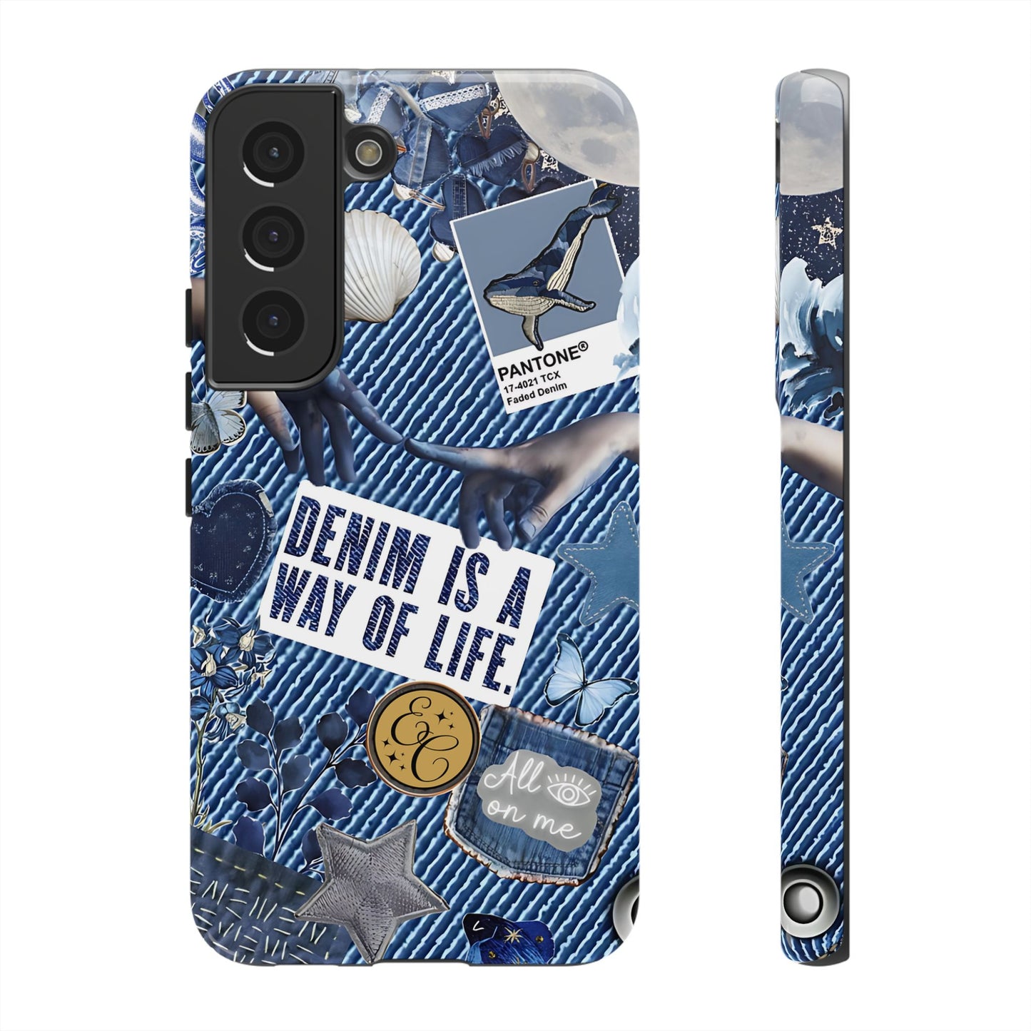 Denim Texture Tough Phone Case