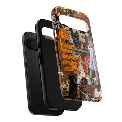 Halloween Aesthetic Collage Tough Phone Case