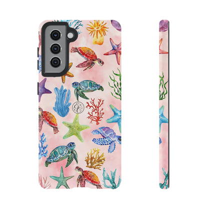 Colorful Marine Life Tough Phone Case