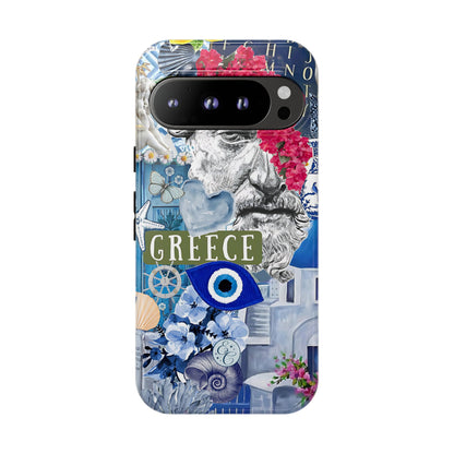 Greek Summer Collage Tough Phone Case