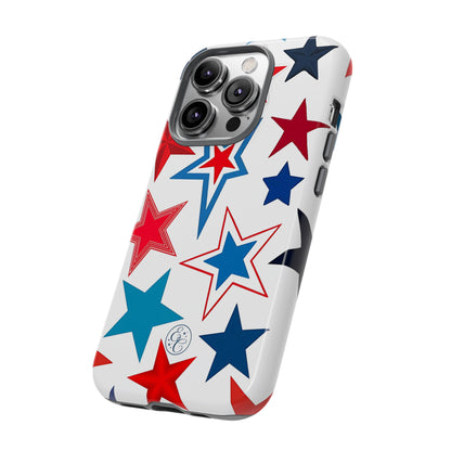 Patriotic Star Pattern Tough Phone Case