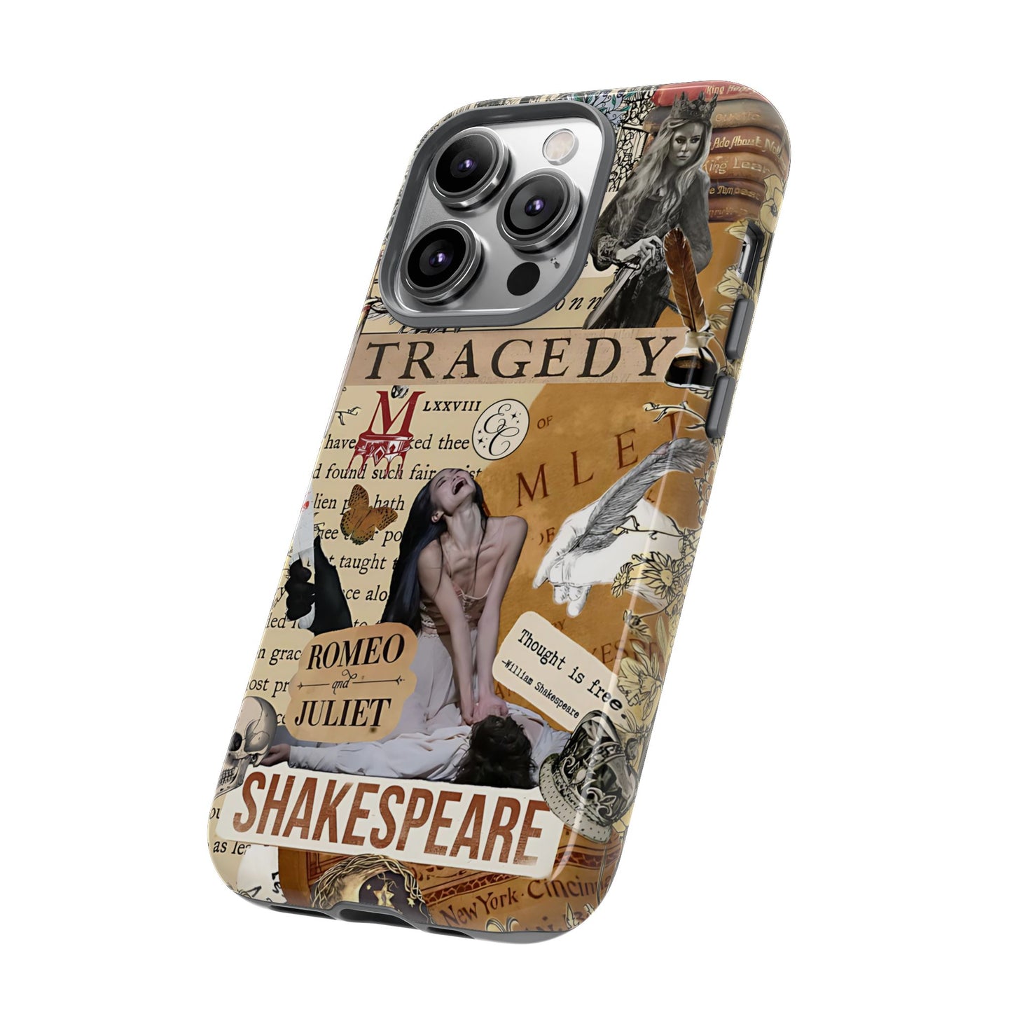 Shakespeare Tragedy Collage Tough Phone Case