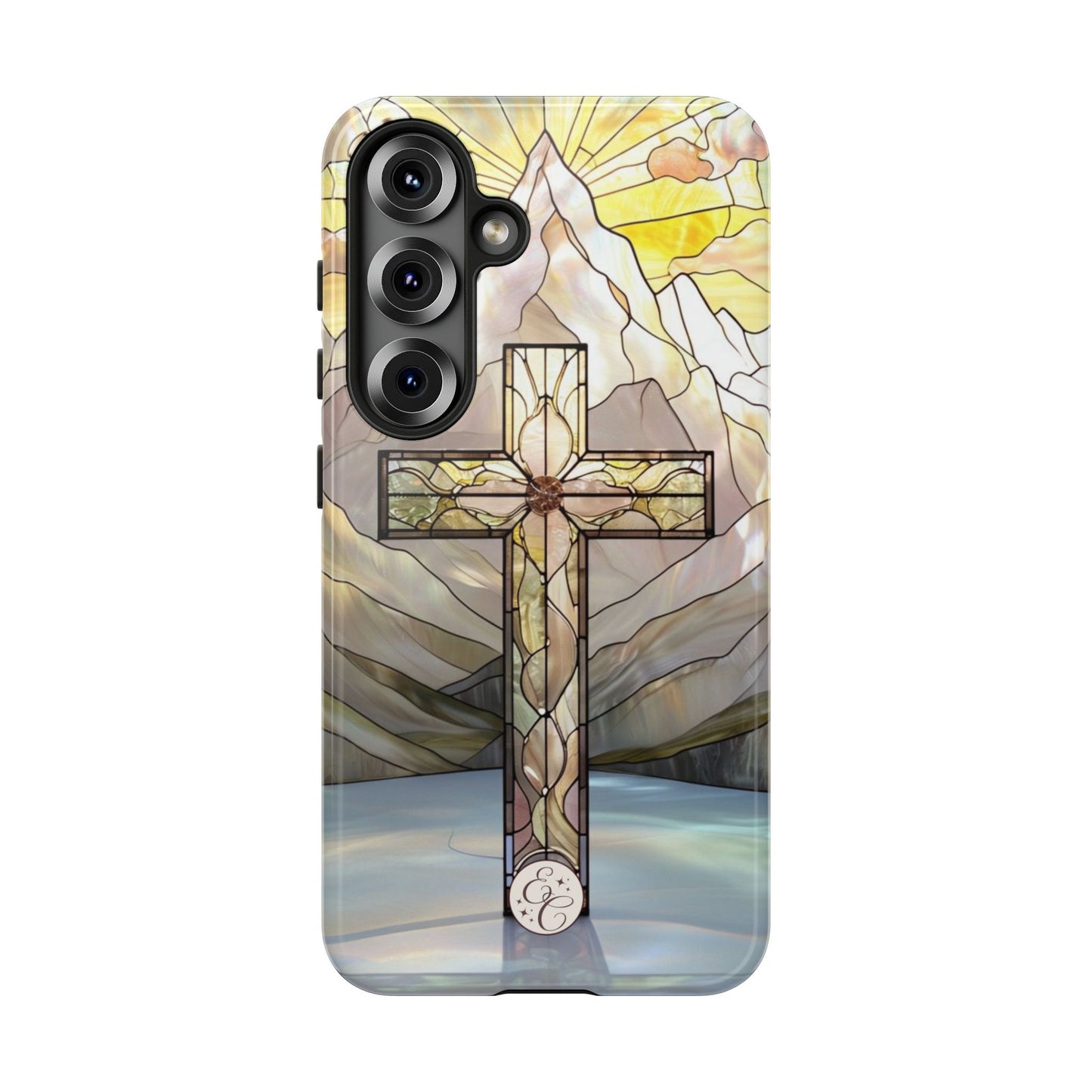 Stained Glass Cross Tough Phone Case