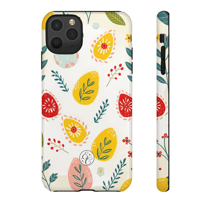 Colorful Easter Egg Pattern Tough Phone Case