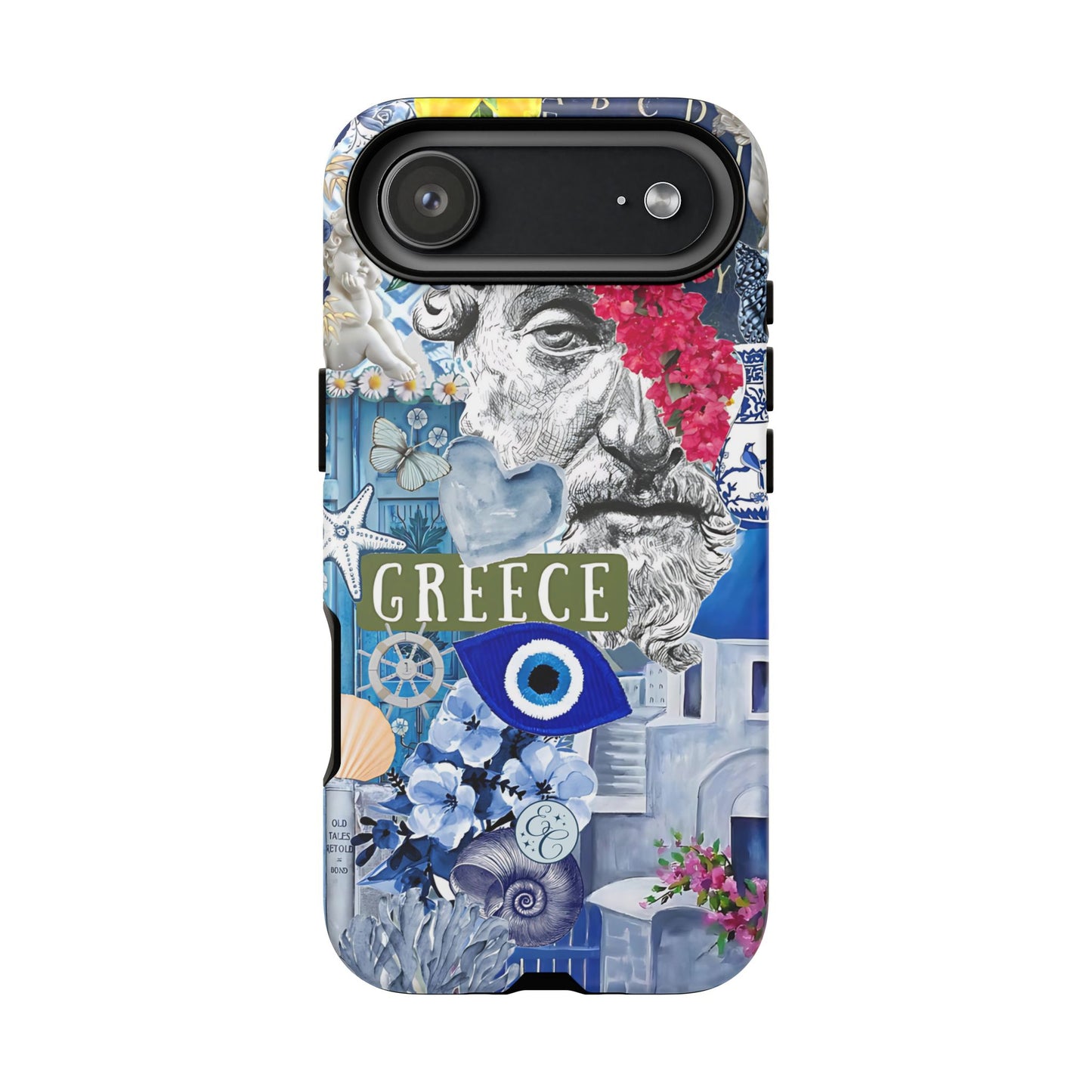 Greek Summer Collage Tough Phone Case