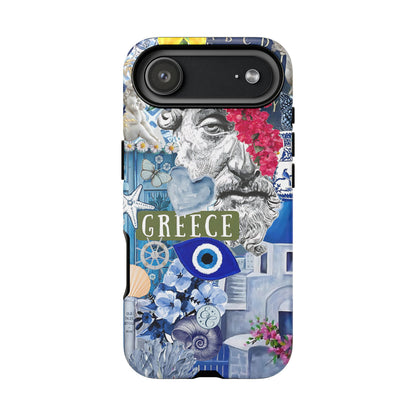 Greek Summer Collage Tough Phone Case