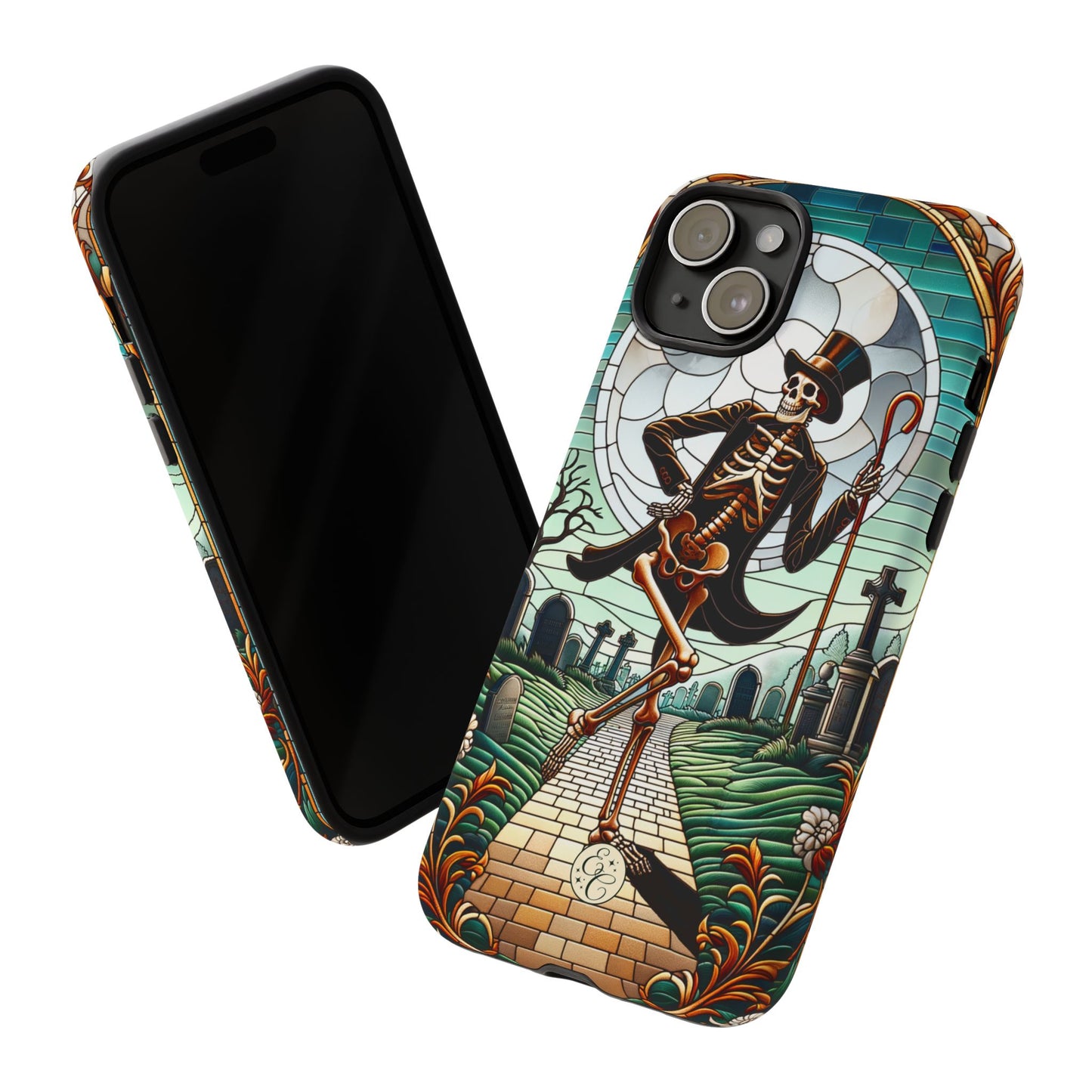 Dancing Skeleton Tough Phone Case