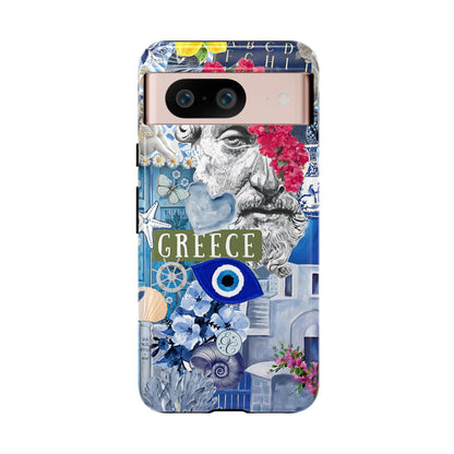 Greek Summer Collage Tough Phone Case