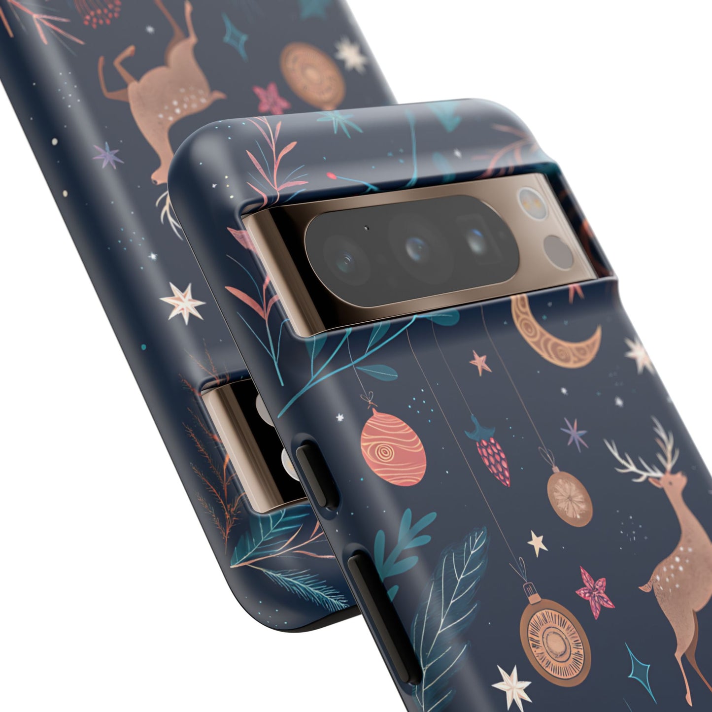 Boho Christmas Reindeer Tough Phone Case