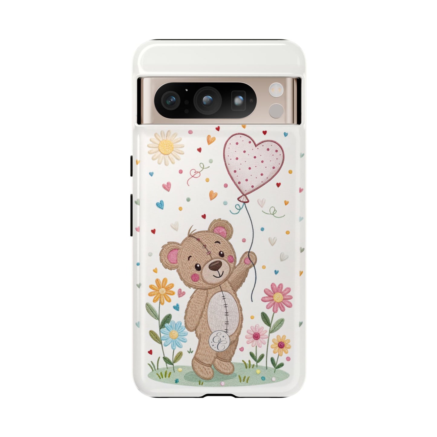 Cute Teddy Bear Tough Phone Case
