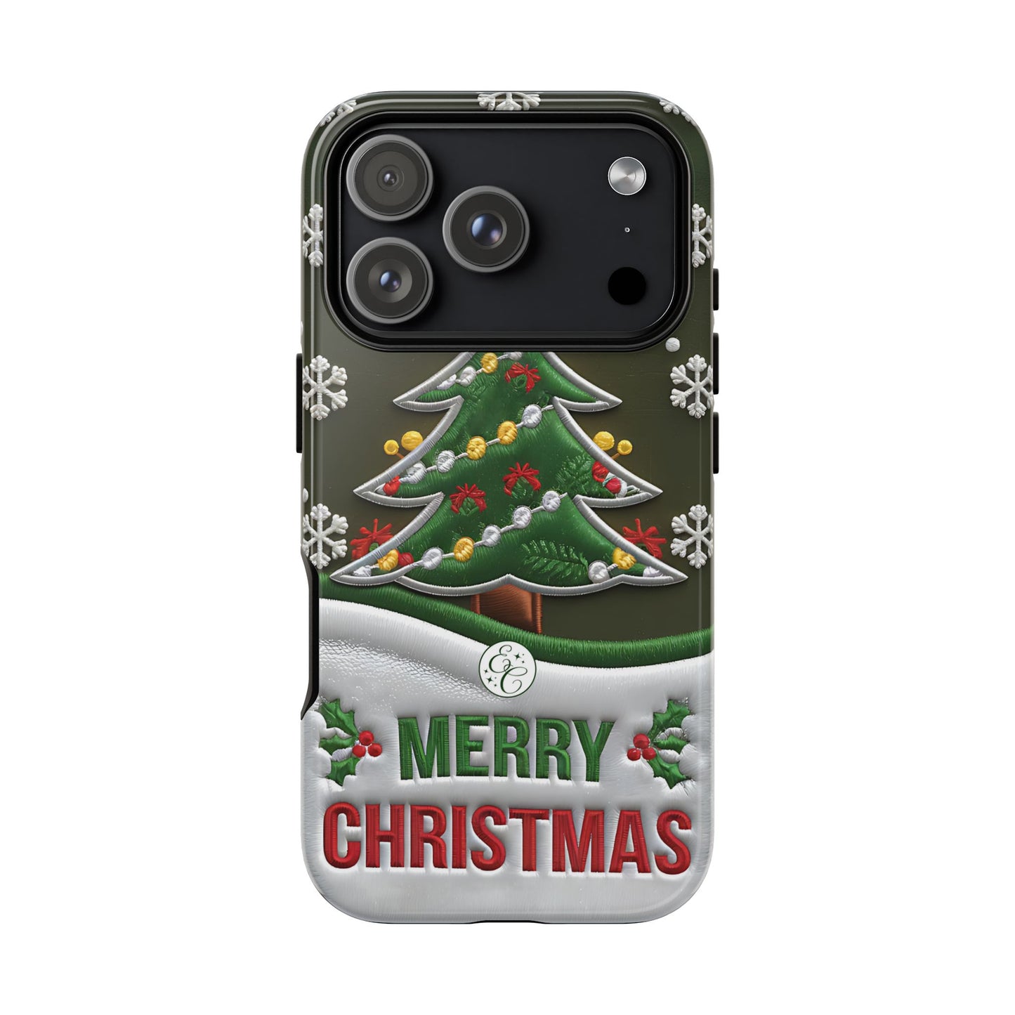Merry Christmas Tree Tough Phone Case