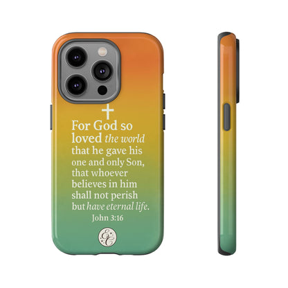 John 3:16 Tough Phone Case