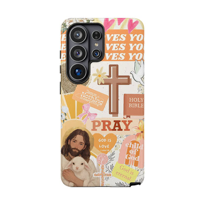 Christian Collage Tough Phone Case