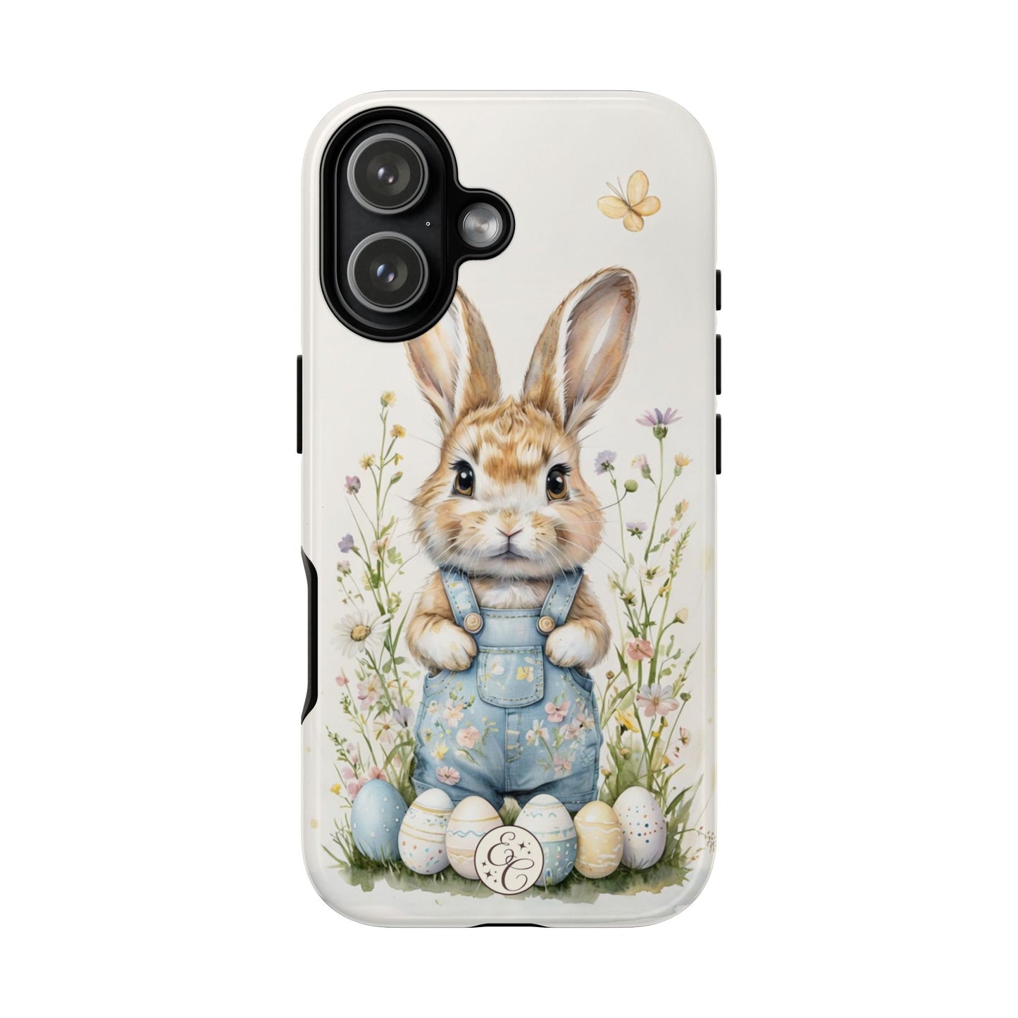 Bunny with Easter Eggs Tough Phone Case