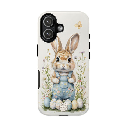 Bunny with Easter Eggs Tough Phone Case